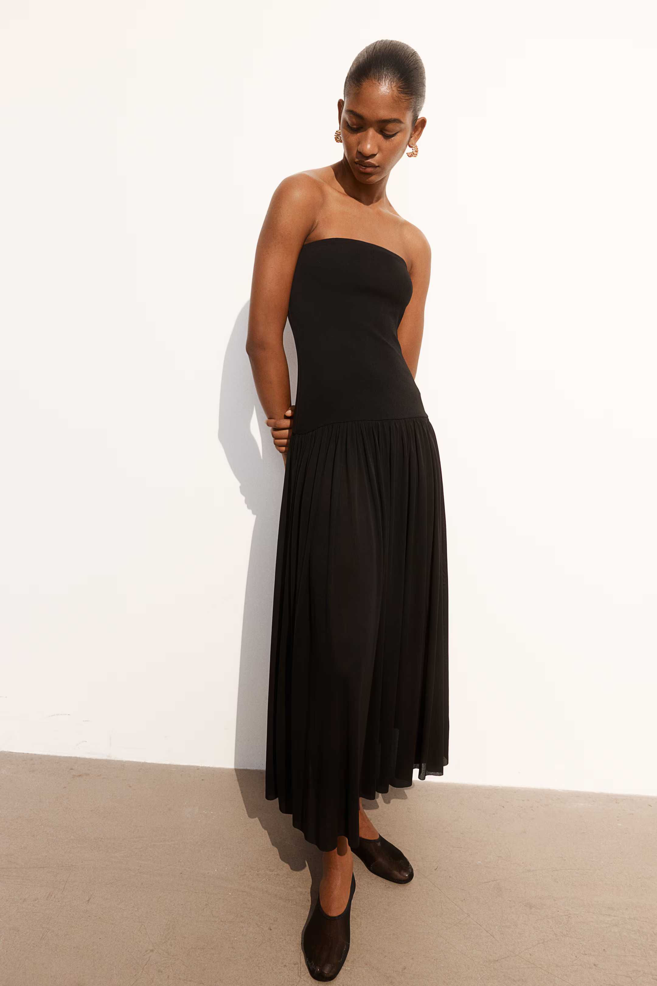 Vestido bandeau largo | H&M (FR, IT, ES, PT, BE)