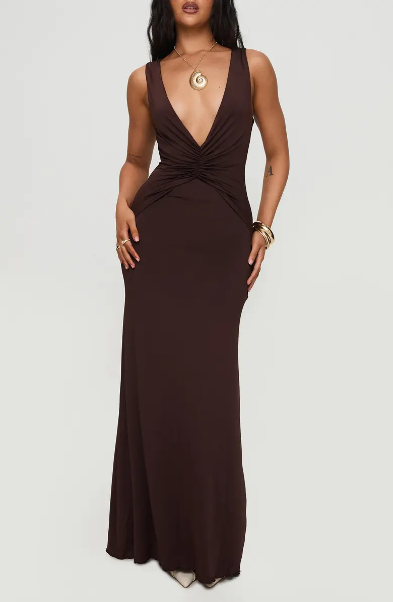 Frederica Plunge Maxi Dress | Nordstrom
