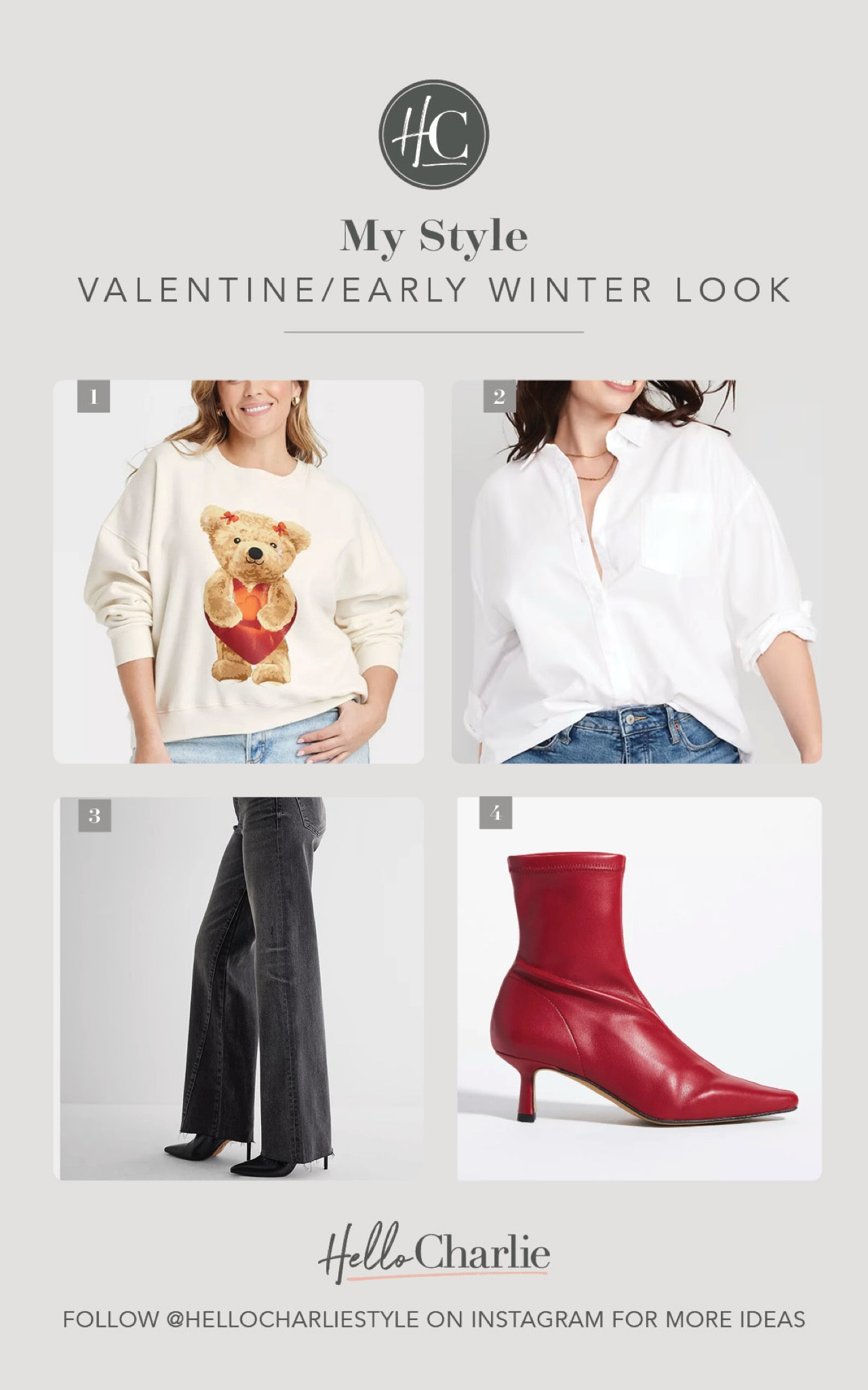 Another fun Valentine’s Day outfit idea. I have been into this little retro bear trend … this guy is cute for ❤️ day. I like to dress up my graphic tees and sweatshirts for work by layering button downs and adding a dressy shoe. 👠 


#LTKSeasonal #LTKStyleTip #LTKFindsUnder50
