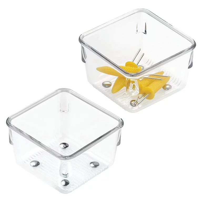 iDesign Linus Plastic Drawer Organizer, Storage Container for Vanity, Bathroom, Kitchen Drawers, ... | Walmart (US)