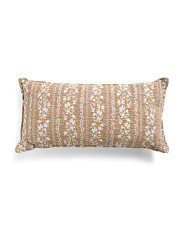 14x28 Floral Striped Wallpaper Lumbar Pillow | Throw Pillows | Marshalls | Marshalls