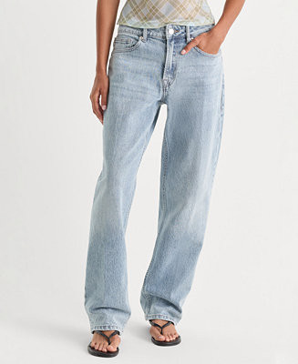 Women's Good Petite 90\u2019s Mid-Rise Straight-Leg Jeans | Macy's