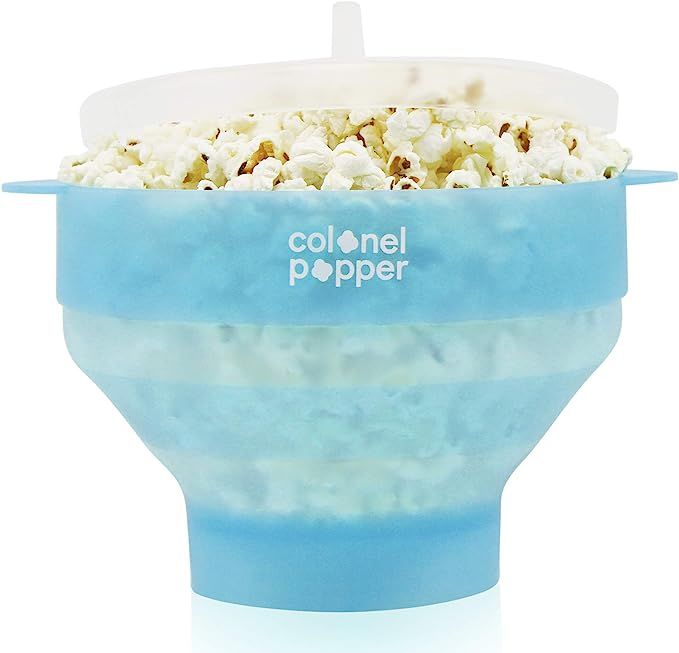 Colonel Popper Healthy Microwave Popcorn Maker Silicone Collapsible Bowl Hot Air Pop Any Corn Ker... | Amazon (US)