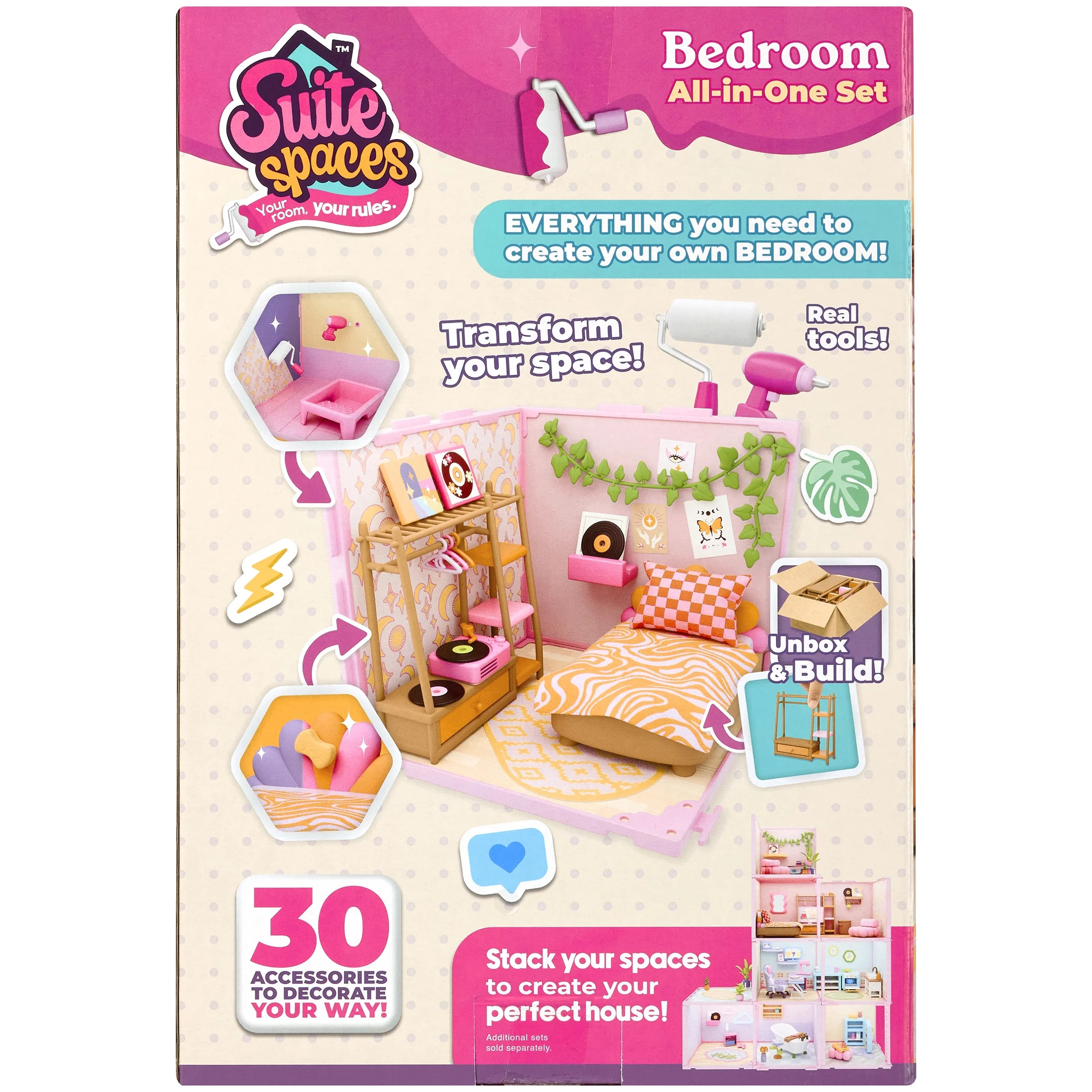 Suite Spaces All-in-One Bedroom Set: Build the Dollhouse of Your Dreams | Walmart (US)