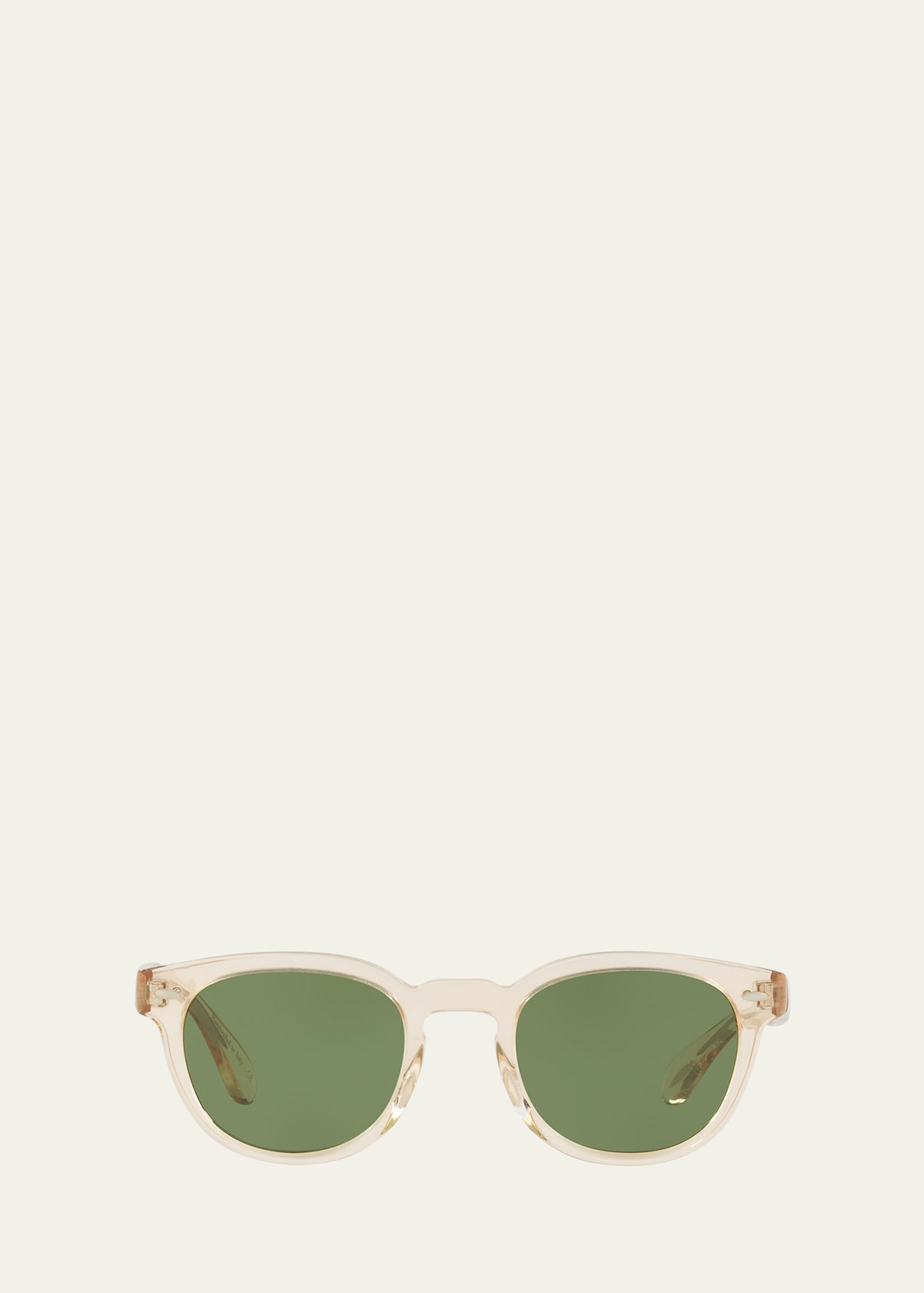 Oliver Peoples Men's Sheldrake Round Sunglasses | Bergdorf Goodman