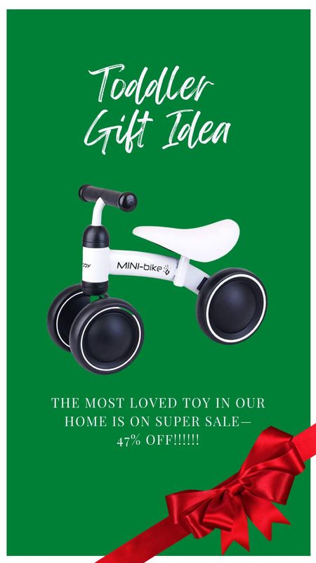 The coveted toy in our home is on super sale!!! Perfect gift for a toddler. Wells rides this around the house all day, every day! 

#LTKkids #LTKGiftGuide #LTKCyberweek