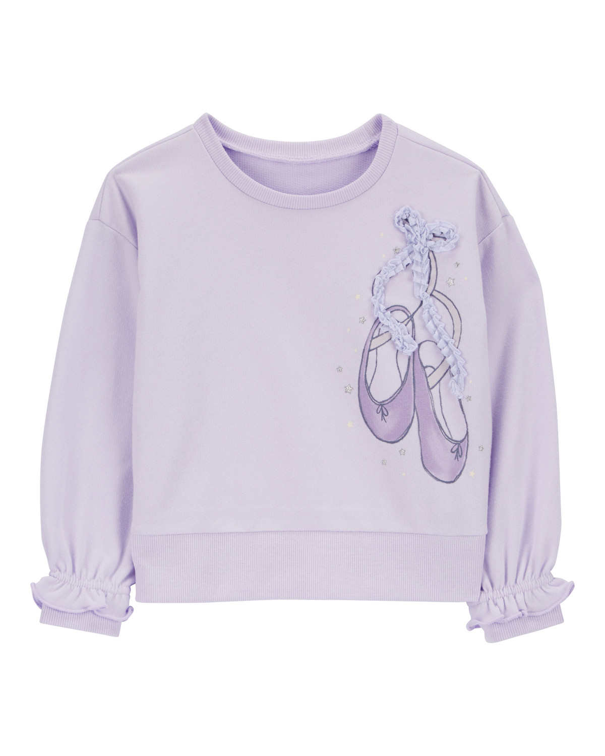 Baby Ballet Crew Neck Cotton Pullover | Carter's Inc
