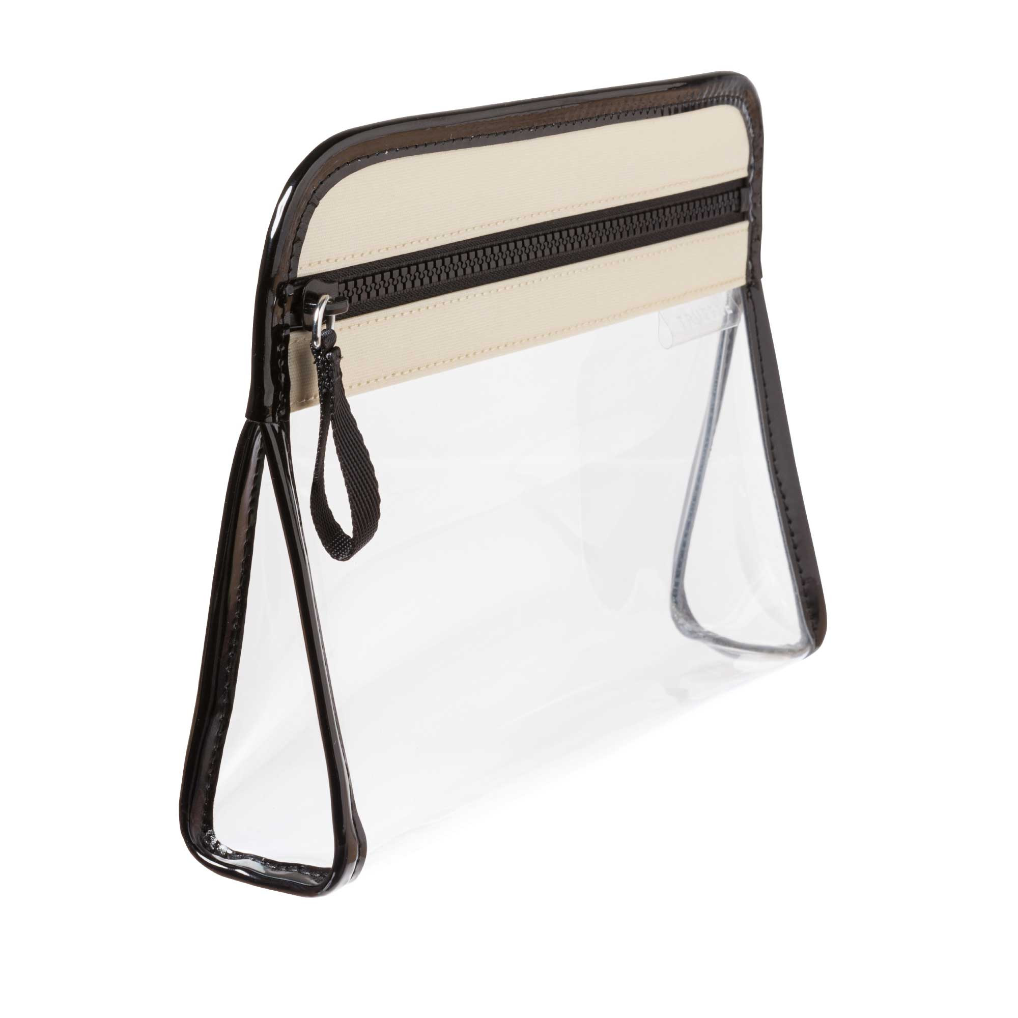 Clarity Pouch Small - Small Transparent Makeup Bag | Truffle | TRUFFLE