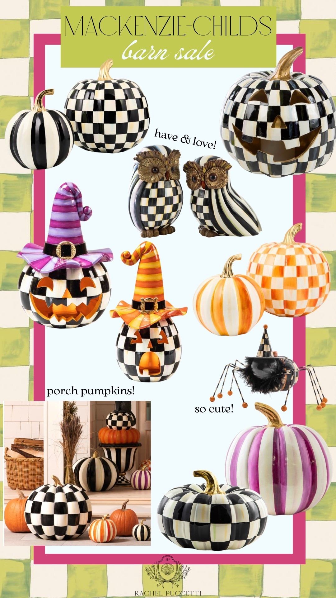 Mackenzie-Childs barn sale, Mackenzie-Childs teapot, Mackenzie-Childs pumpkins, Halloween decor, fall decor, fall porch, Halloween porch, home decor, gifts for her, gift ideas for her

Time for the Mackenzie-Childs barn sale! Great time to add to your collection and grab things for gifts!😍 These are some of my favorite fall and Halloween essentials!🎃

#LTKSeasonal #LTKHome #LTKSaleAlert