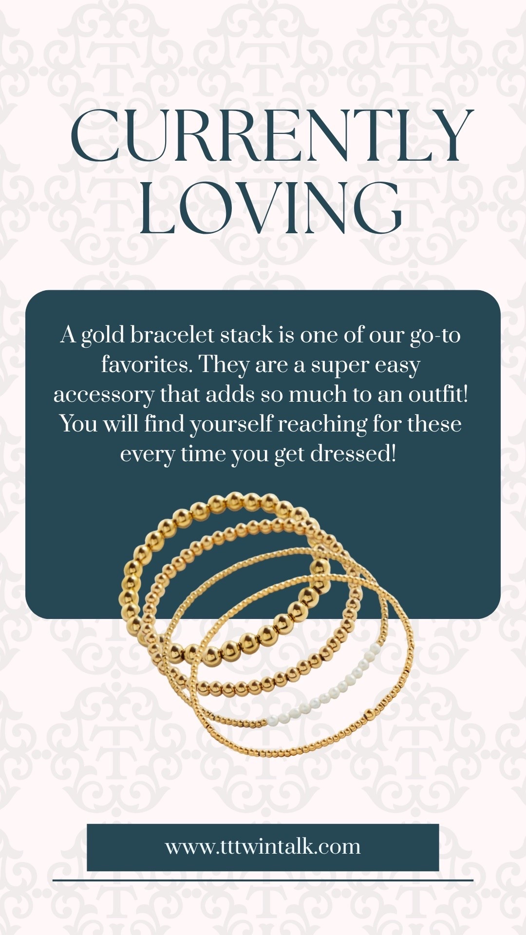 A gold bracelet stack is one of our go-to favorites. They are a super easy accessory that adds so much to an outfit! You will find yourself reaching for these every time you get dressed!

#LTKSeasonal #LTKOver40 #LTKMidsize