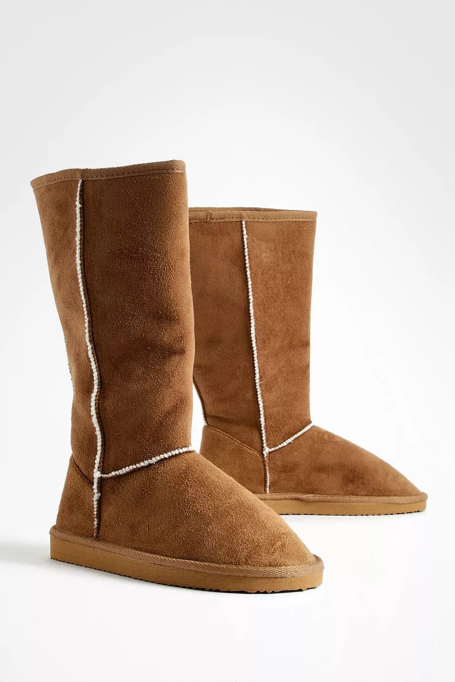 Calf High Cozy Booties | boohoo (US & Canada)