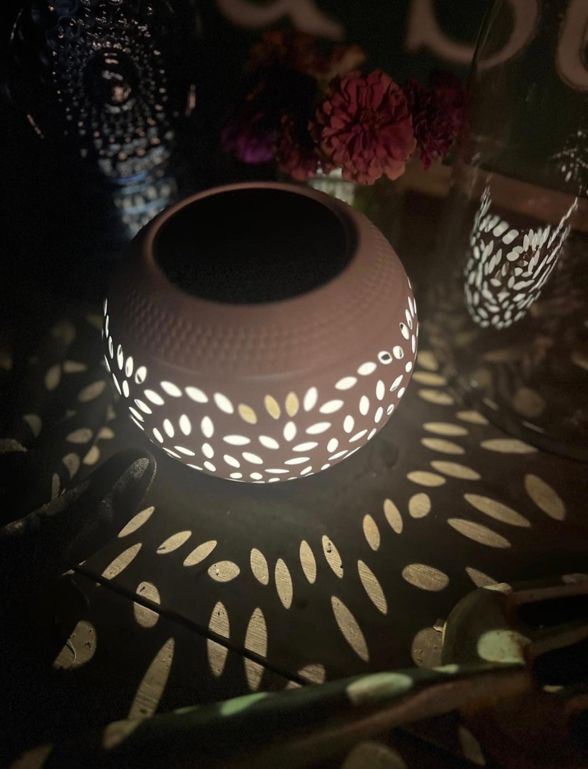 Such a pretty solar lantern for garden lovers. ✨ It adds a warm glow to the porch or patio, even in winter, and makes outdoor spaces feel cozy year round.

#LTKSeasonal #LTKFindsUnder50 #LTKFindsUnder100