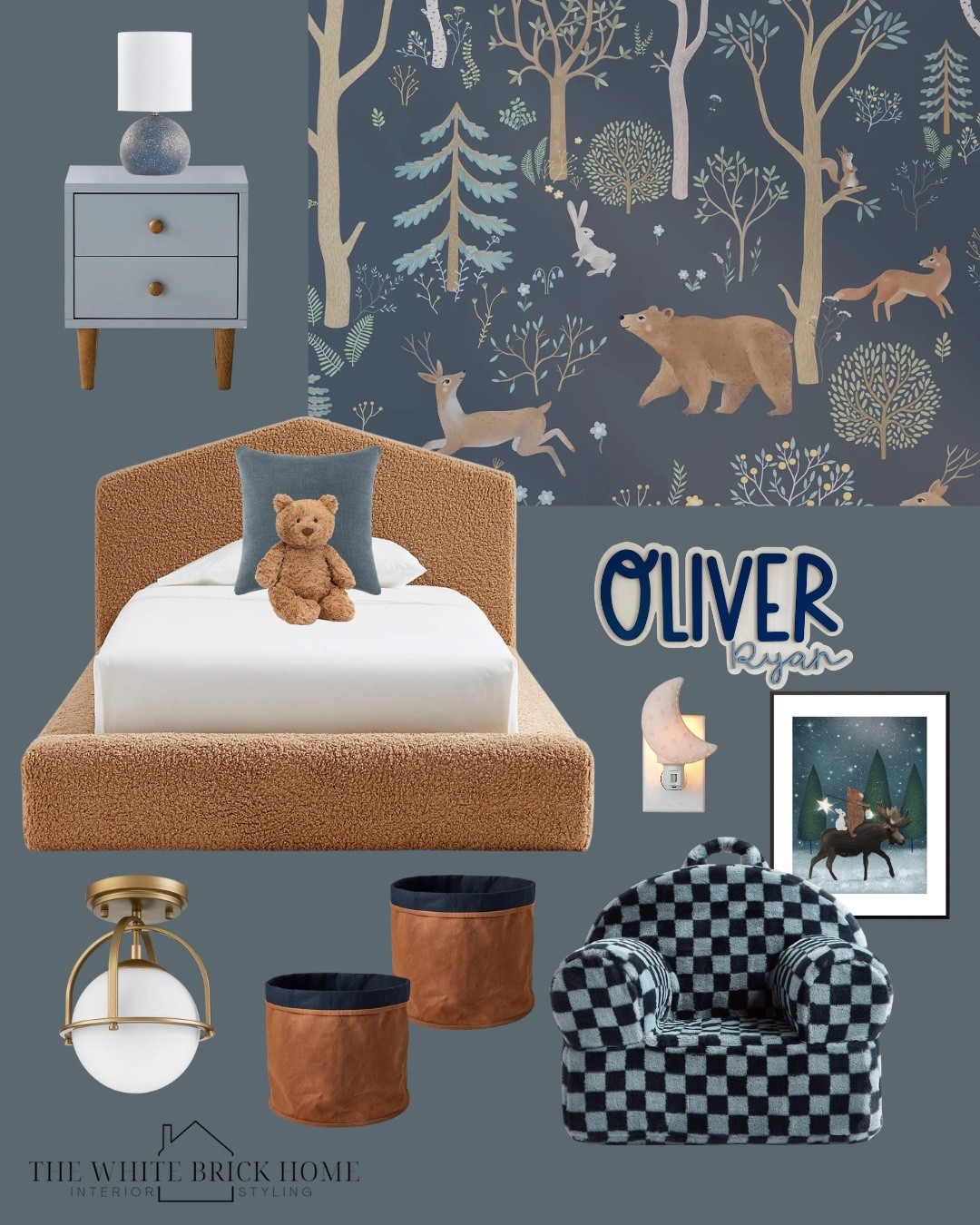 A whimsical bedroom design for a fun take on a woodland bedroom! I love this wall mural mixed with browns and blues. 

🖤🖤

Bed, bedroom, kids room, kids bedroom, boys room, boys bedroom, boys room bed, boys room wall mural, boys room chair, boys room wall art, boys room storage, boys room decor, boys room furniture, boys room wallpaper, boys room wall name, boys room nightstand, boys room bedding, boys room lighting, boys room ideas, boys room chair, toddler boy, toddler boy bed, toddler boys room, bear bedroom, kids bedroom furniture, crate and kids, Etsy, target


#LTKSaleAlert #LTKKids #LTKHome