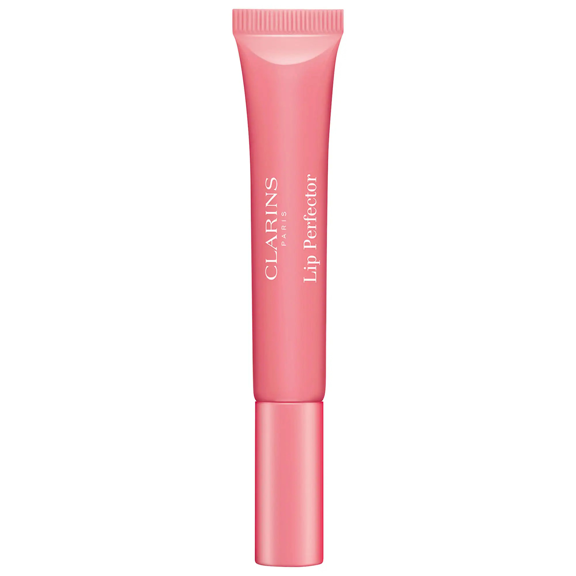 Clarins Lip Perfector Peptide-Plumping & Hydrating Lip Gloss 01 Rose Shimmer 0.35 oz | Sephora (US)