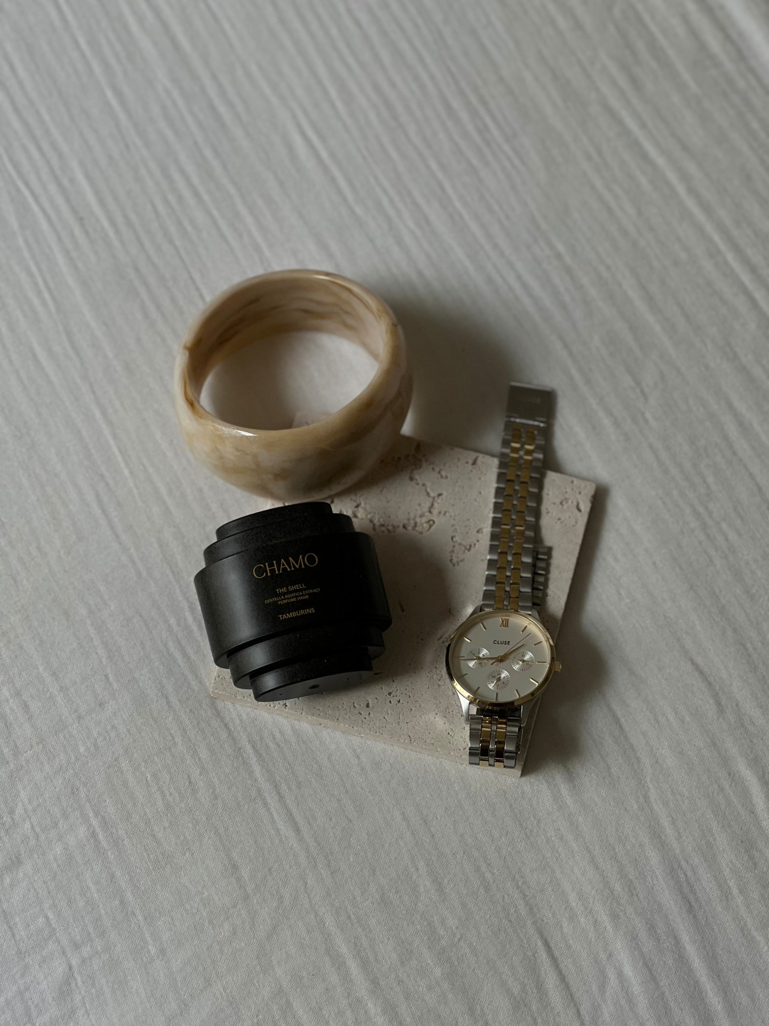 Minimal jewelry and hand cream 🤍

#LTKstyletip