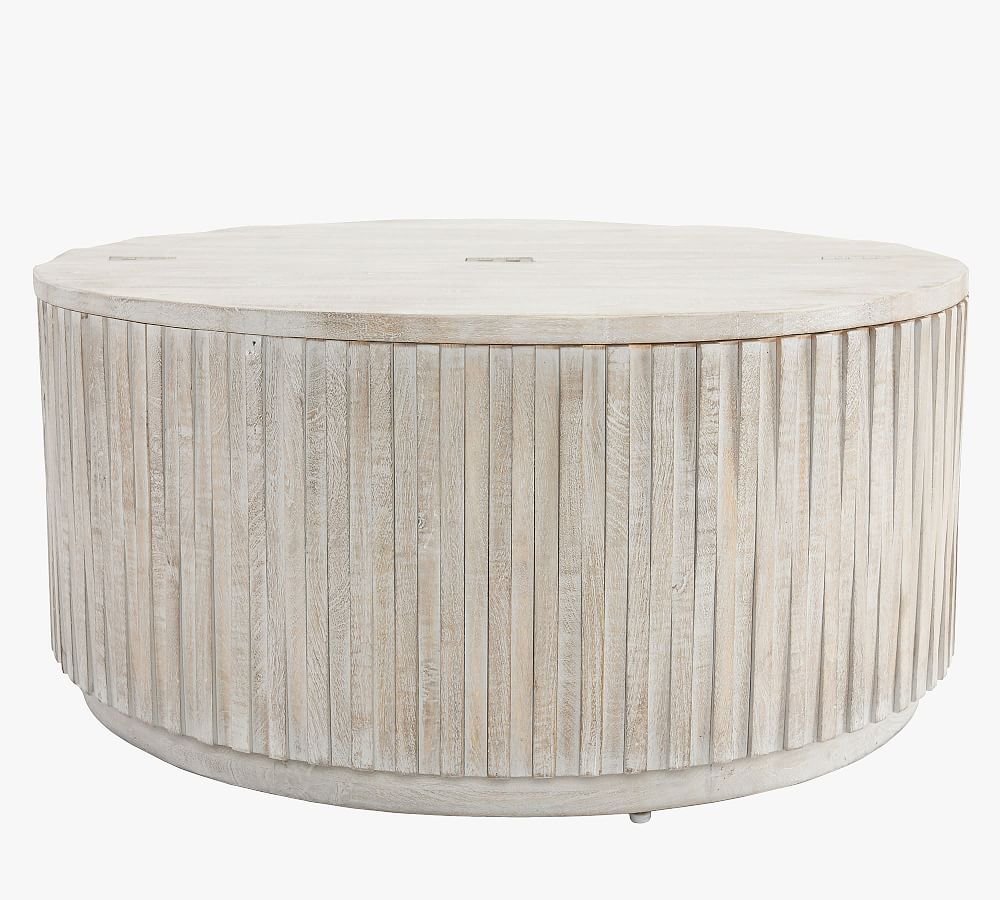 Coloma Round Storage Coffee Table | Pottery Barn (US)