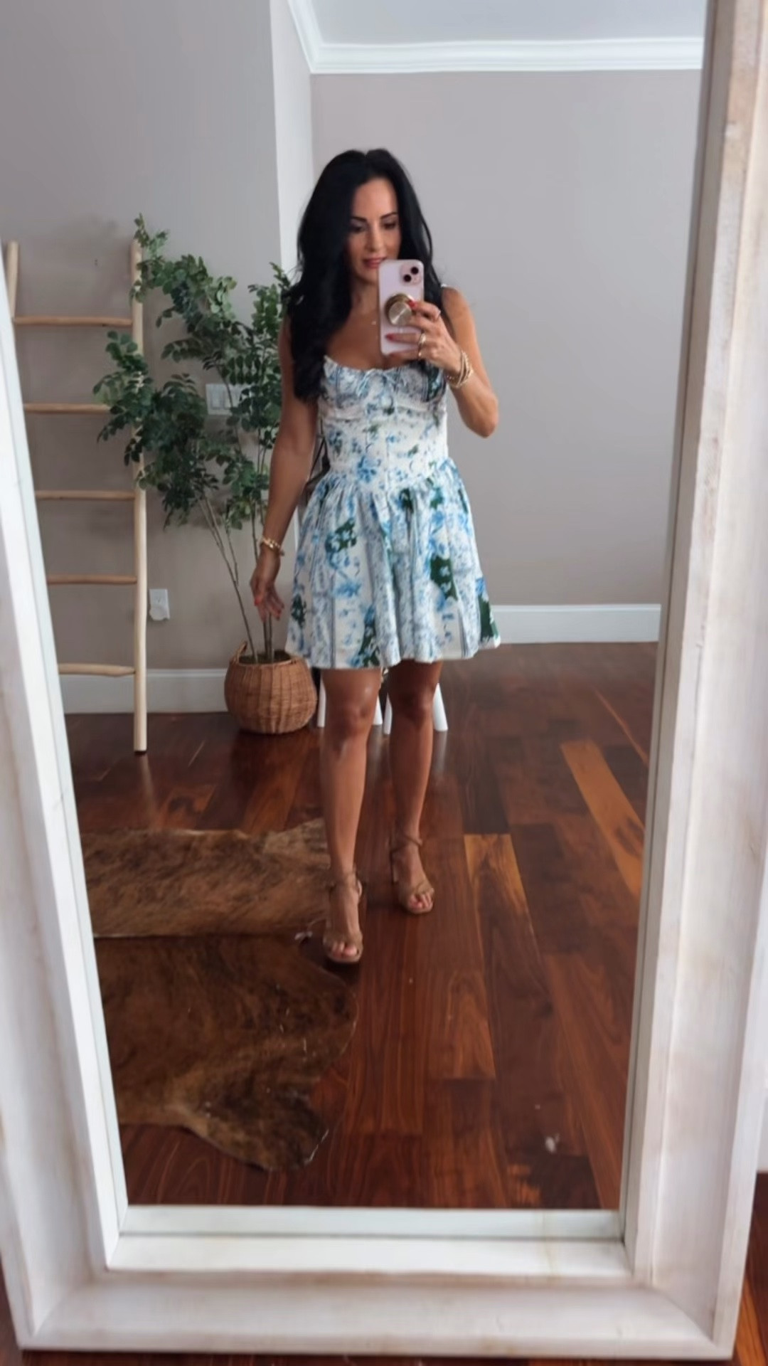 Blue and white bustier mini dress

#LTKootd #LTKWedding #LTKOver40