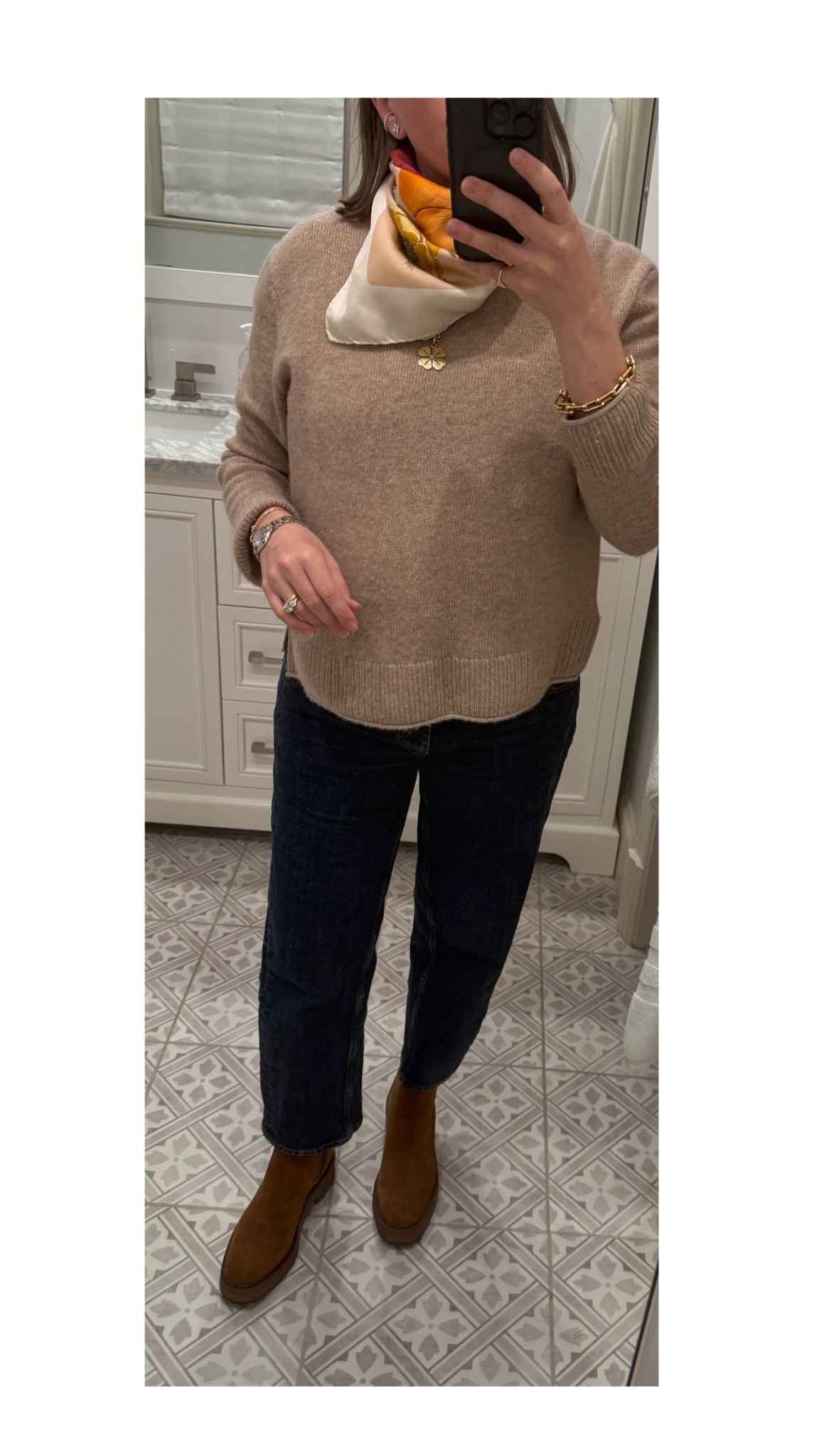 Sweater: tts. Wearing my pre pregnancy s
Jeans: wearing my smaller jean size 25 in maternity fit 
Shoes: tts. Run a hair narrow 

#LTKBump #LTKootd