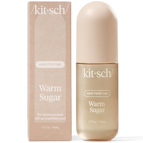 Kitsch Warm Sugar Hair Perfume For Women - Clean, Deodorizing, and Patented Odor-Eliminating Technology, Body Mist - Freshen Hair, Body & Pillows - Sweet Pink Grapefruit & Warm Vanilla Scent - 50ml | Amazon (US)