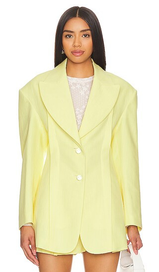 Shark Blazer in Yellow | Revolve Clothing (Global)