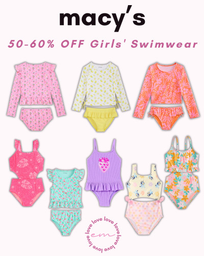 Summer is coming fast, and this girls’ swimwear sale at 50–60% off is such a good deal. The fabrics look soft and comfy. There are so many cute swimsuits to choose from! Bright colors, fun prints, and styles that are perfect for beach days, pool parties, vacations, and all those sunny summer adventures! macys, swimwear, kids  

 #LTKSaleAlert #LTKSwim #LTKKids
