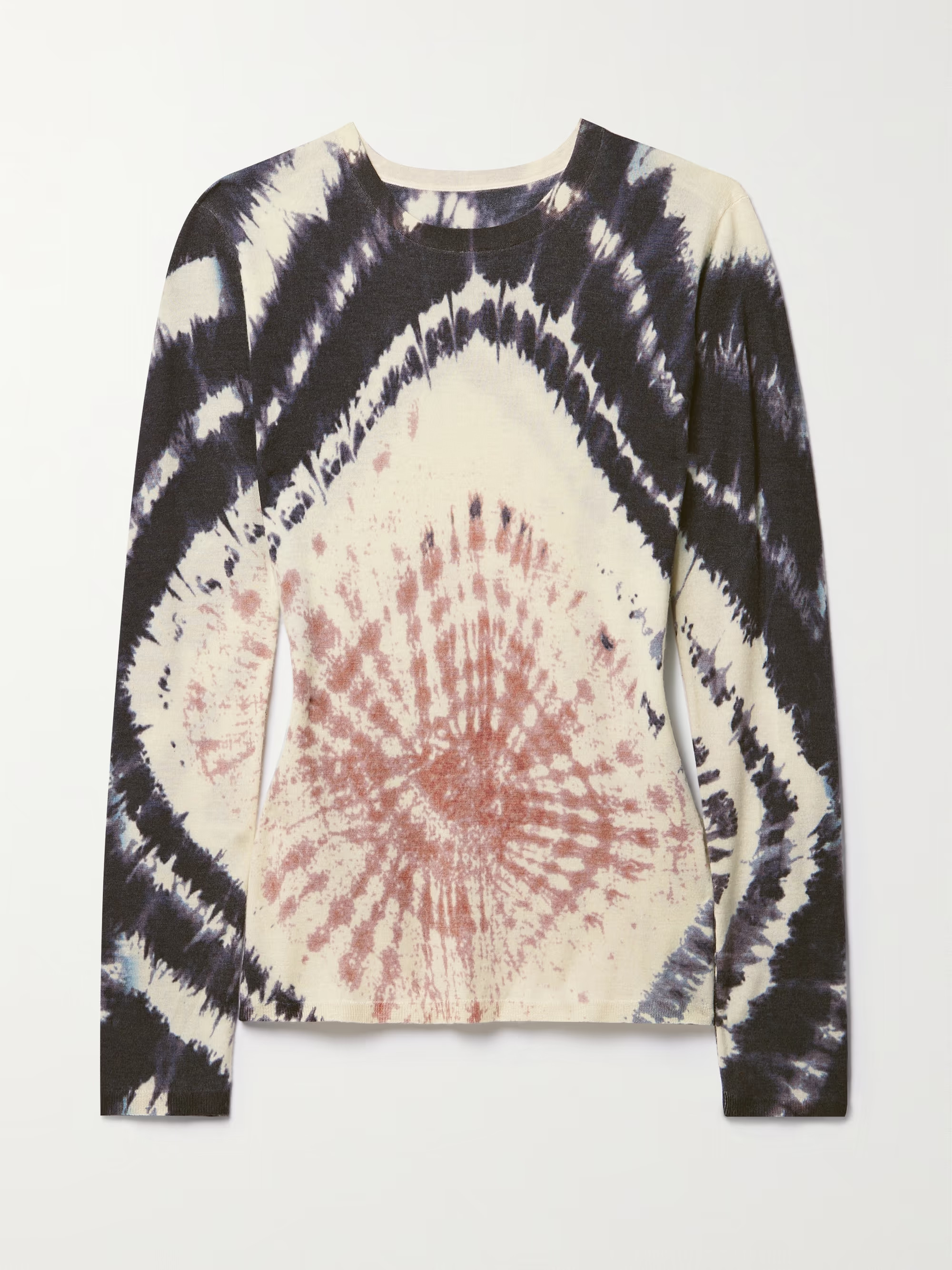 Gabriela Hearst's 'Miller' sweater is individually tie-dyed by hand in muted shades of pink, navy... | NET-A-PORTER APAC