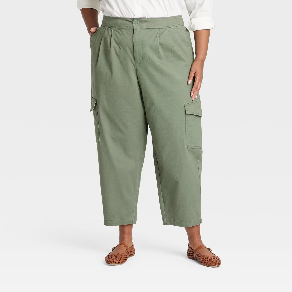 Women's High-Rise Casual Cargo Pants - Ava & Viv™ | Target