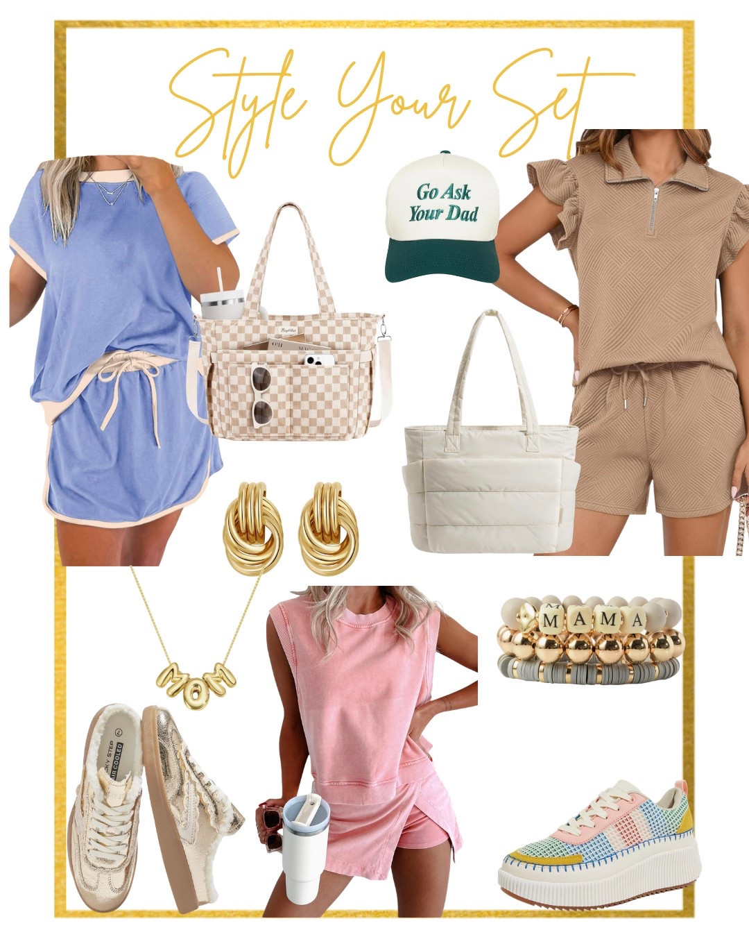 Style Your Set 
Amazon Favorites 
Summer Looks 

#LTKmomlife #LTKActive #LTKootd