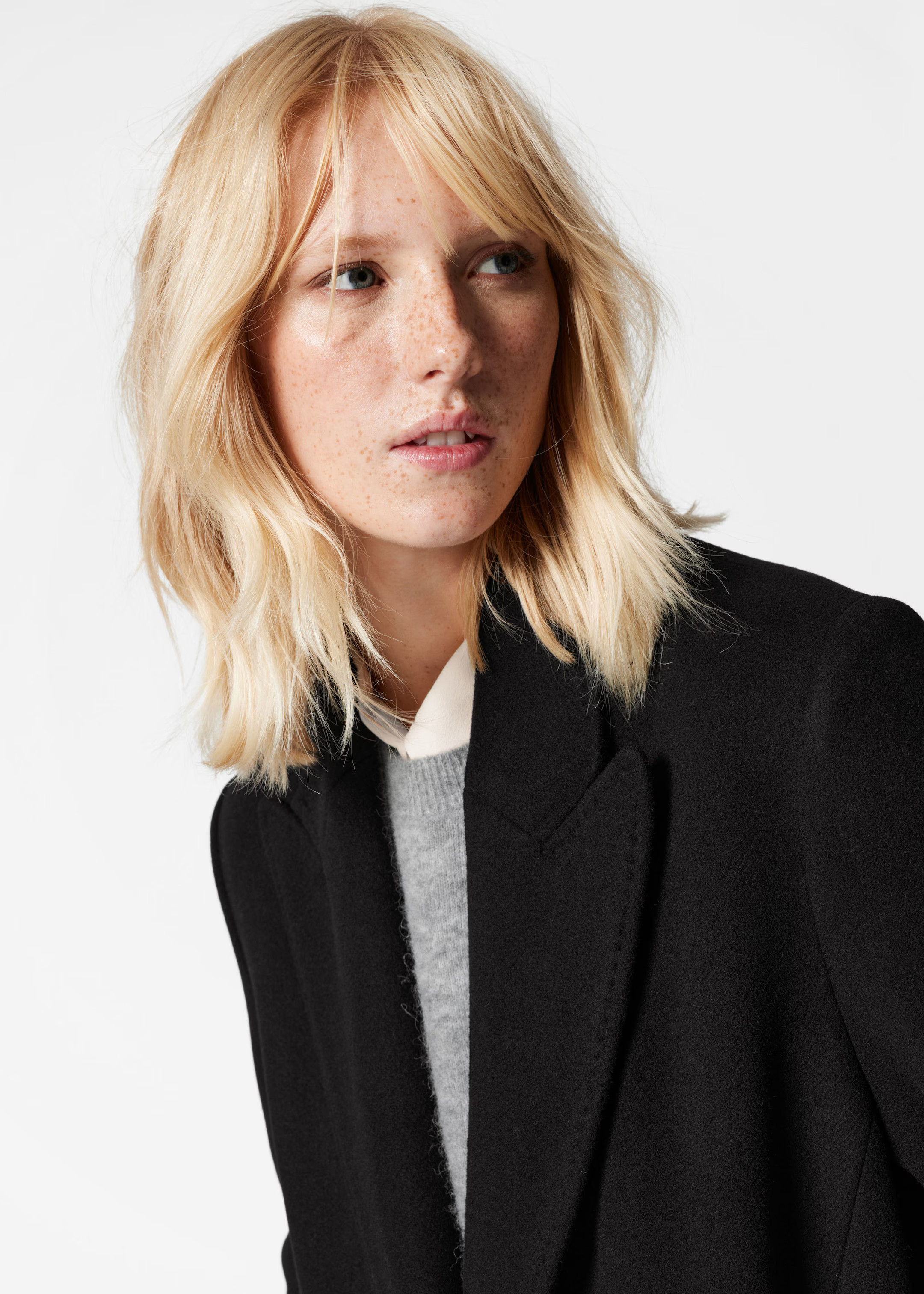 Tailored SingleBreasted Coat - Black - & Other Stories NL | & Other Stories EU