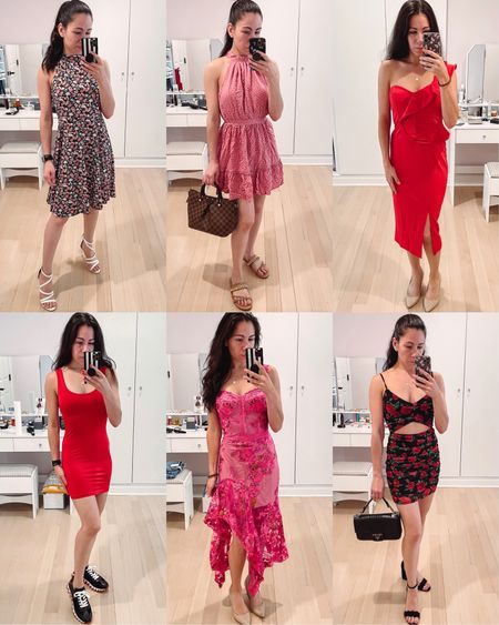 Love these looks for the spring. Easter dresses, wedding guest, casual dresses, and date night. Pinks and reds. Most under $50.

#LTKwedding #LTKfindsunder50 #LTKSeasonal