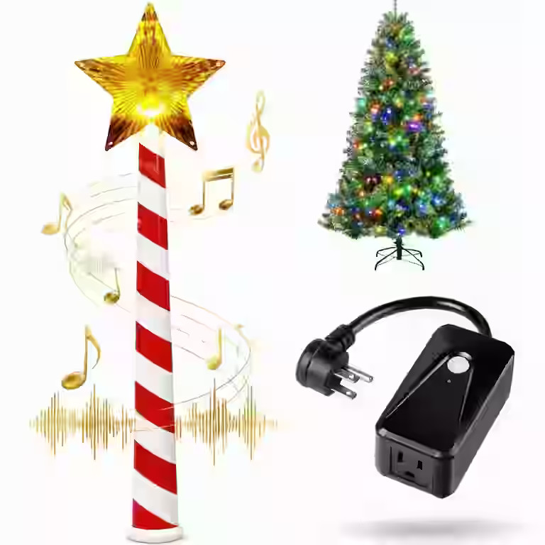 Christmas Magic Wand Tree Lights Remote Control with Music, Suitable for Christmas Parties and Th... | Walmart (US)
