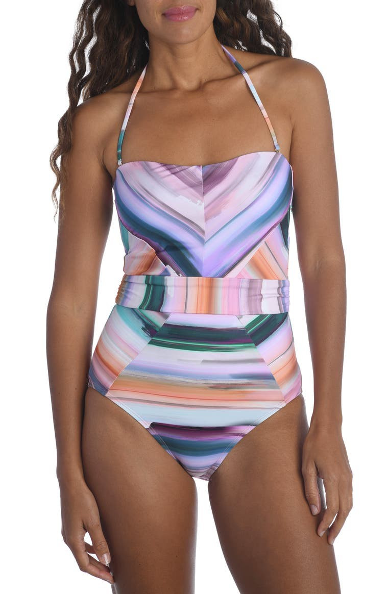 Rating 4.3out of5stars(3)3Ocean Tides Bandeau One-Piece SwimsuitLA BLANCA | Nordstrom