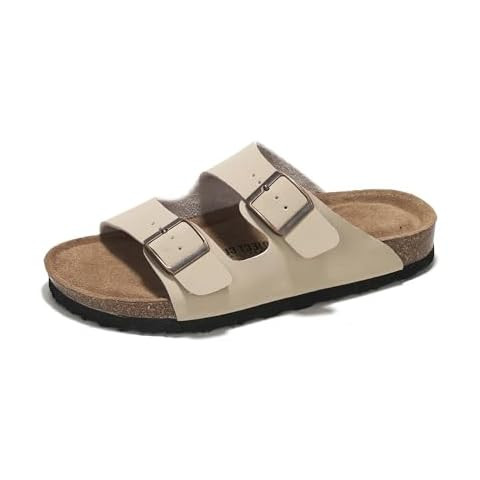 CUSHIONAIRE Women's Lane Cork Footbed Sandal With +Comfort, | Amazon (US)