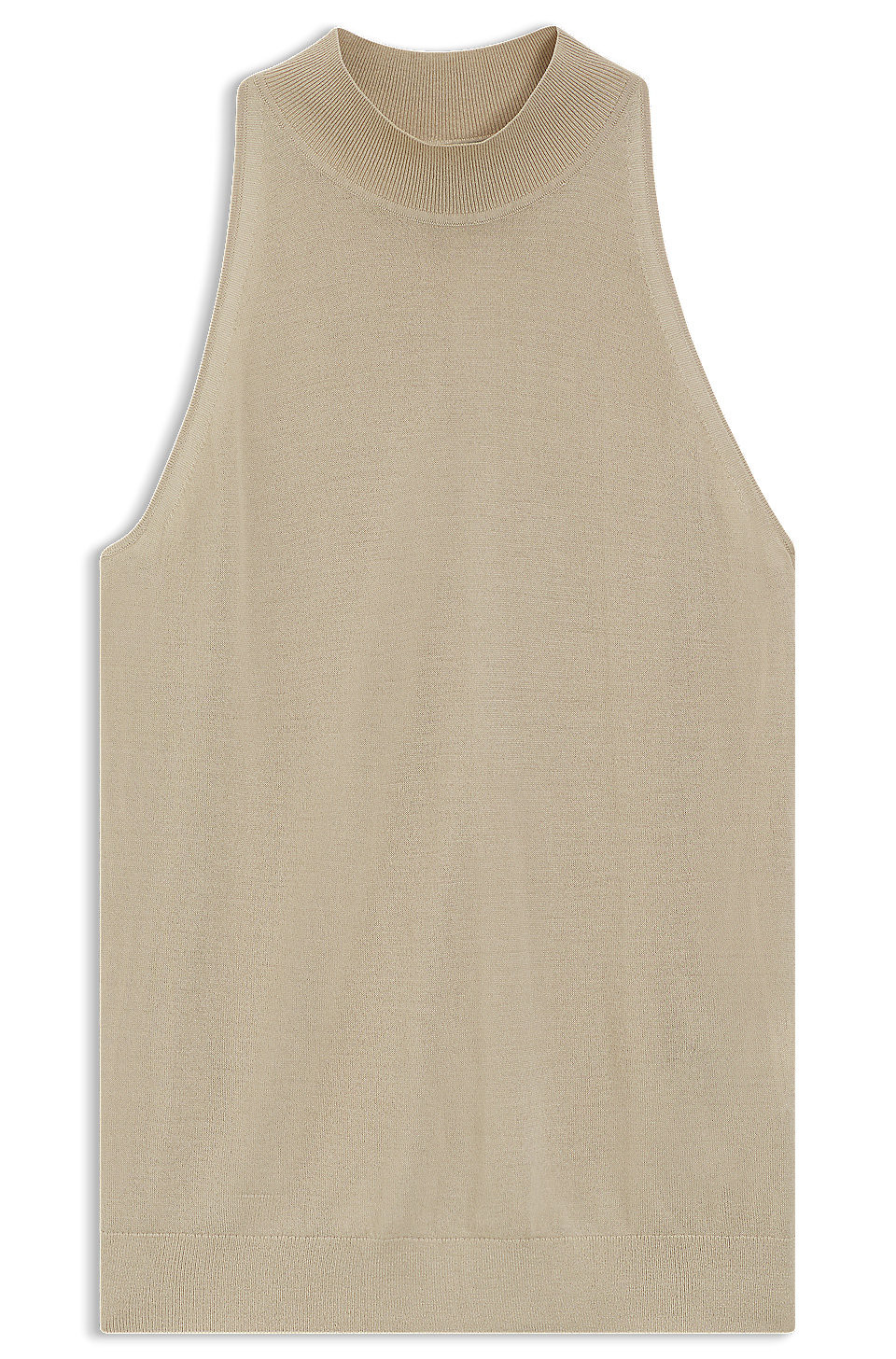 Knitted mock-neck top in superfine yarn | HUGO BOSS AG - Australia