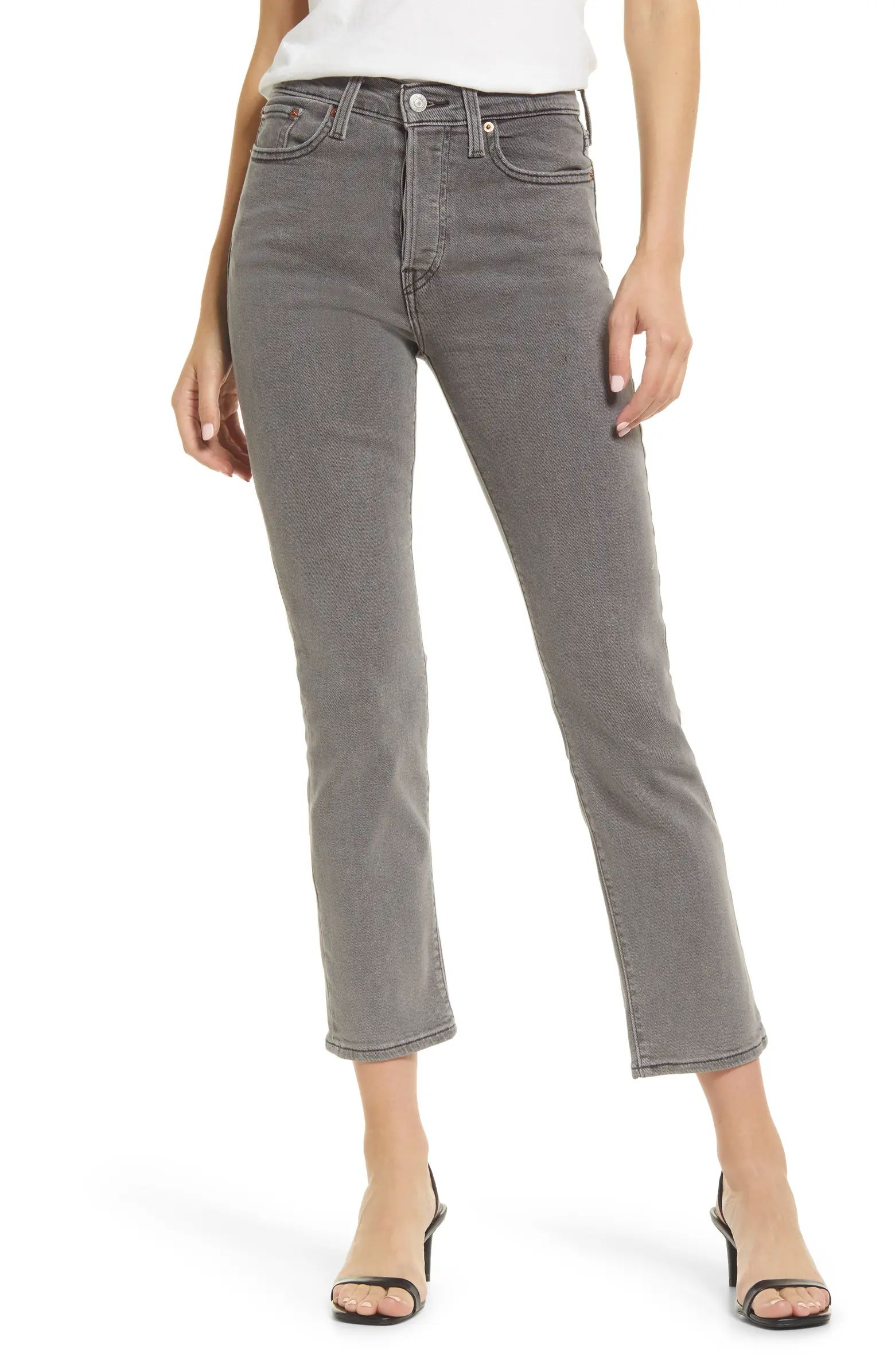 Wedgie Straight Leg Crop Jeans | Nordstrom