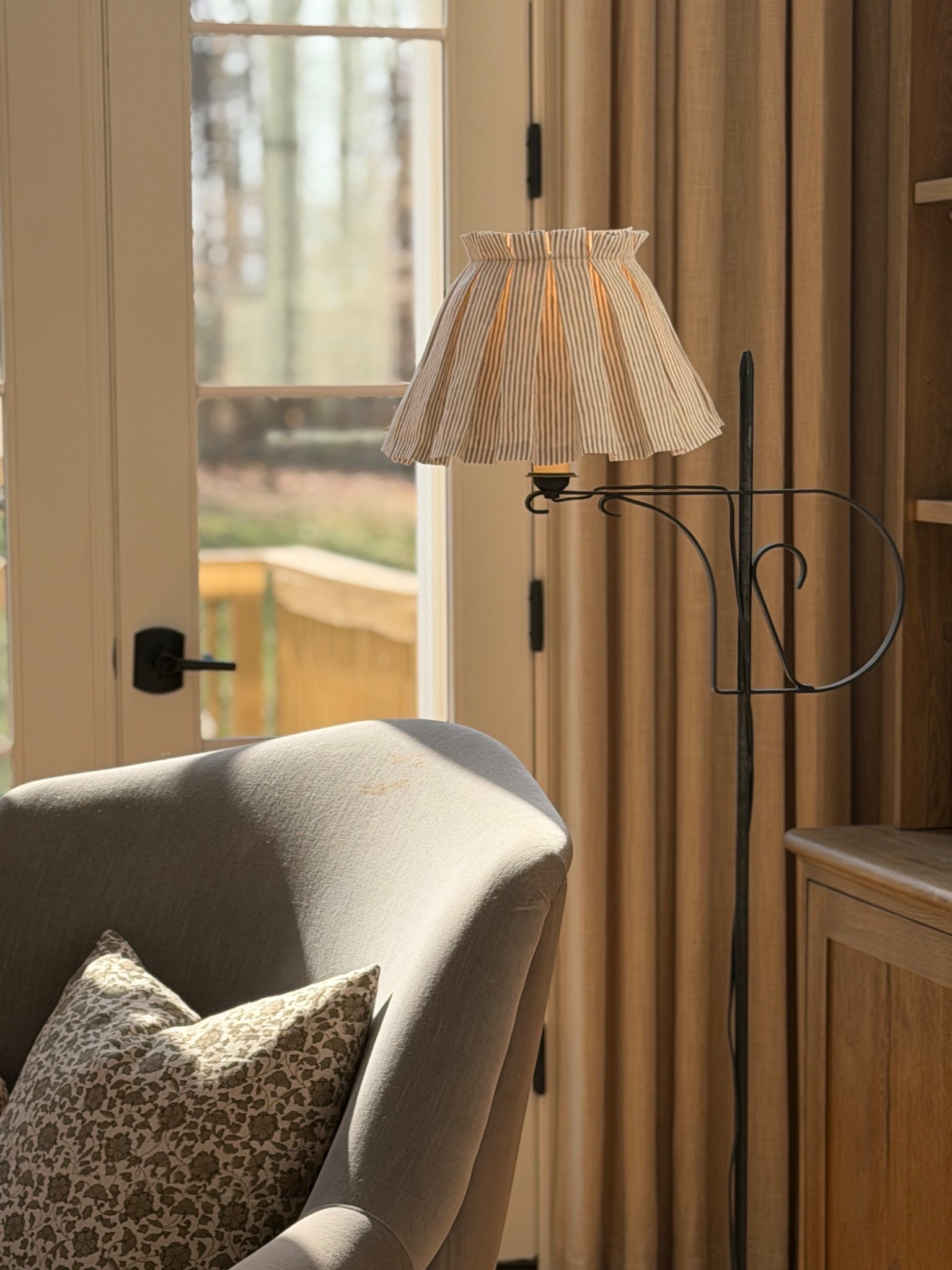 The diy lampshade skirt no one asked for but everyone needs! Changing out your lamp shade is a great way to refresh for spring! Stripes are the perfect pattern for spring!

#LTKHome #LTKSaleAlert #LTKdayinmylife