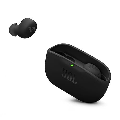 JBL Vibe Buds 2 - True Wireless Noise Cancelling Earbuds with JBL Pure Bass Sound & Smart Ambient technology, 4mics for crisp, clear calls, up to 40Hrs of Playback, IP54 Dust & Water resistant (Black) | Amazon (US)