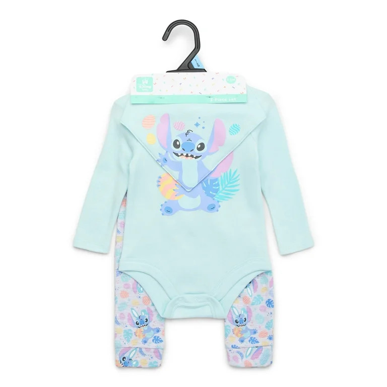 Stitch Baby Easter Layette Gift Set, 3-Piece, Sizes Newborn-12 Months - Walmart.com | Walmart (US)