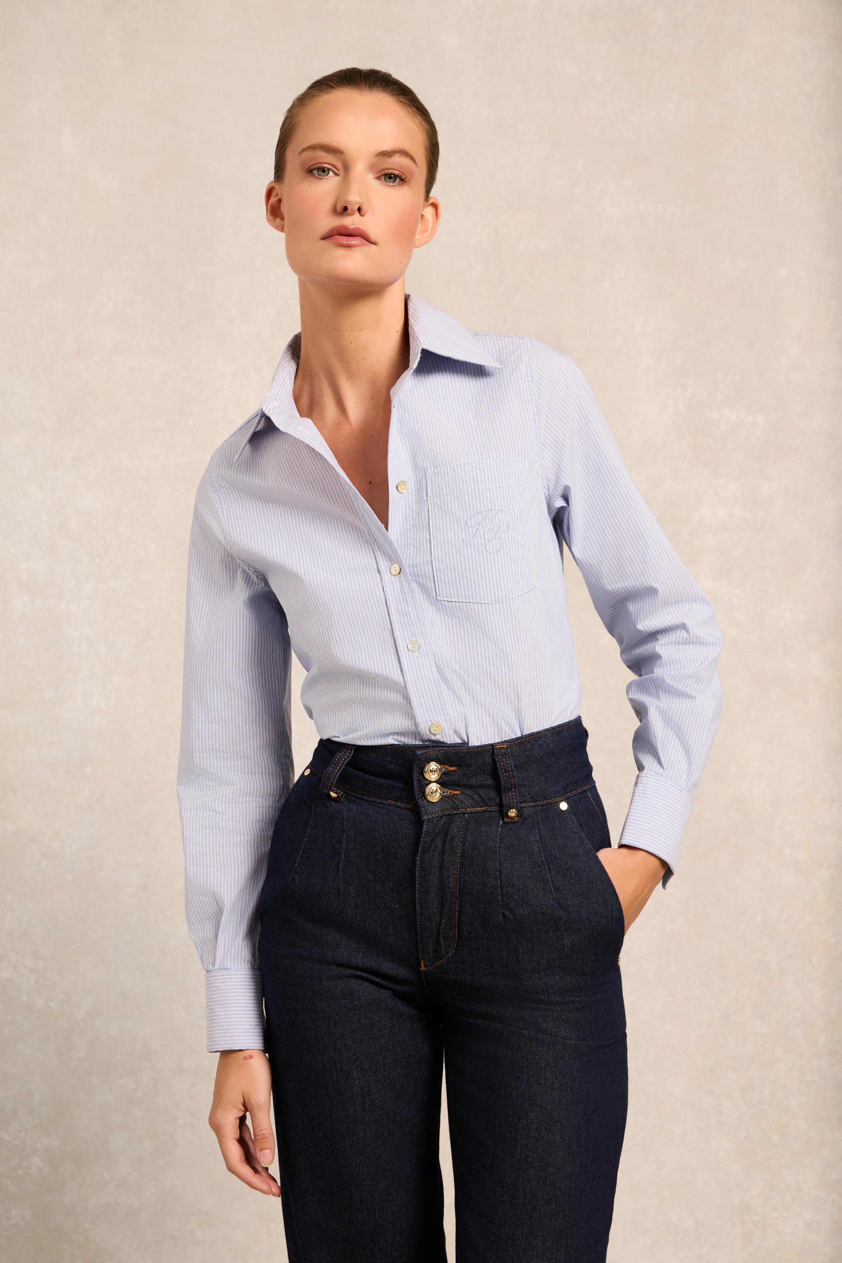Melina Shirt (Blue Sky) | Holland Cooper