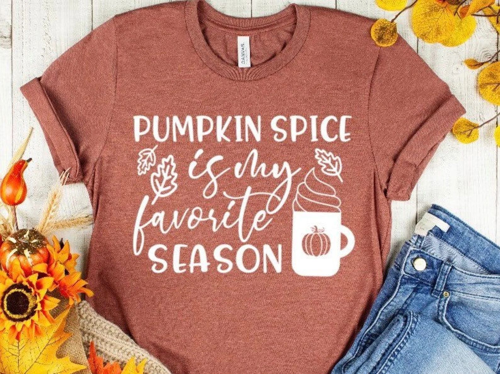 Pumpkin Spice is my Favorite Season Shirt - Fall Shirt - Pumpkin Spice Shirt - Cute Fall Shirt - ... | Etsy (US)