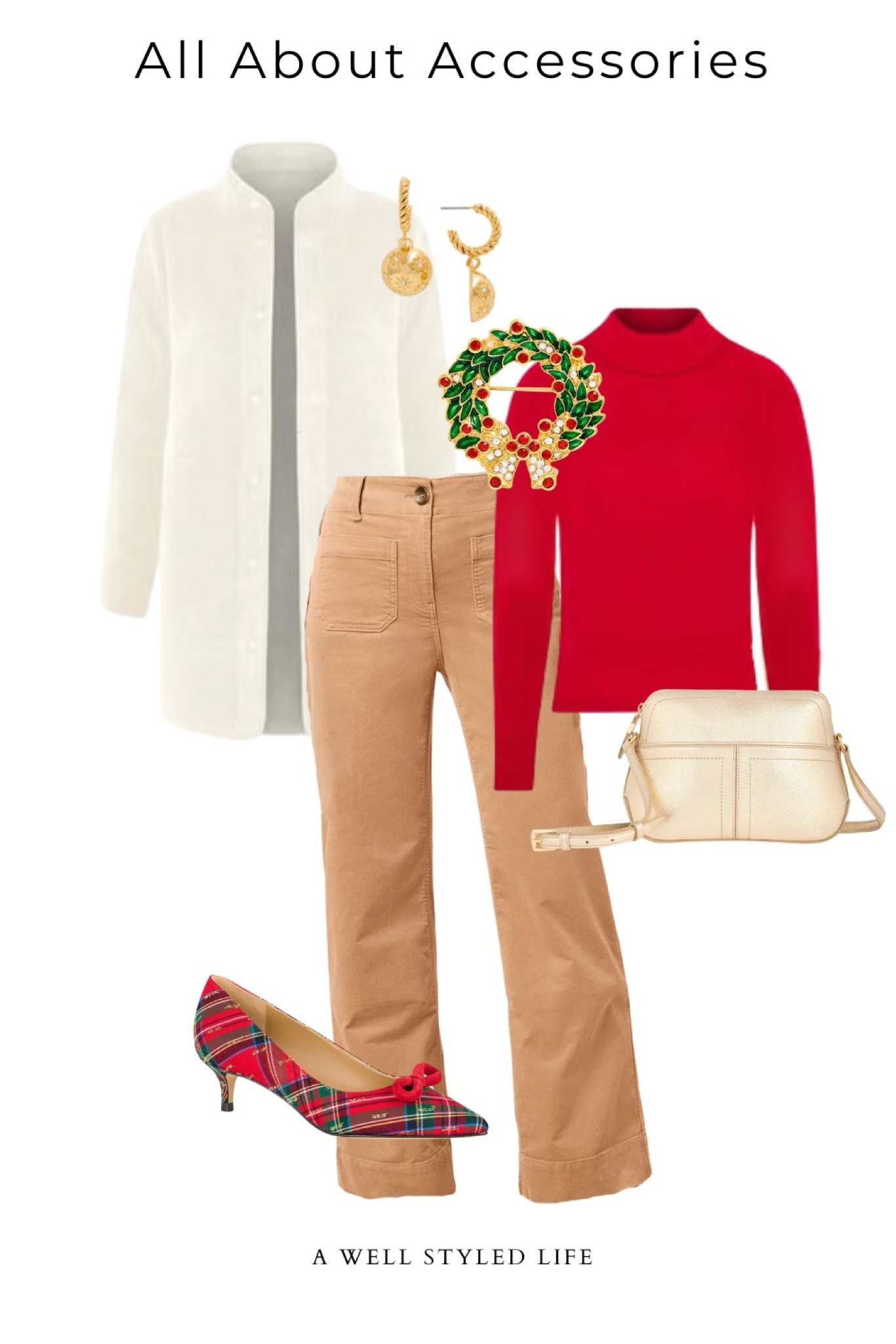 Holiday Outfit Inspo

All items from TalbotsLands End


#Fashionover50 #LTKOver50Style  #holidayoutfit #holidaystyle #holidayshine#holidaysparkle #talbots #tartanplaid #plaid #teddycoat

#LTKStyleTip #LTKOver40 #LTKHoliday