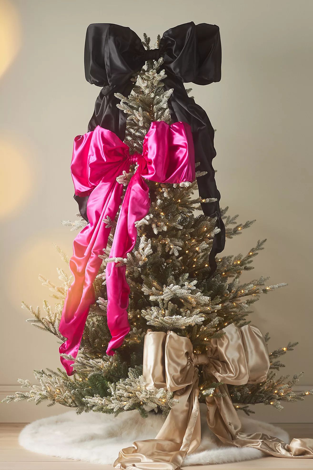 Satin Bow Tree Topper | Anthropologie (US)