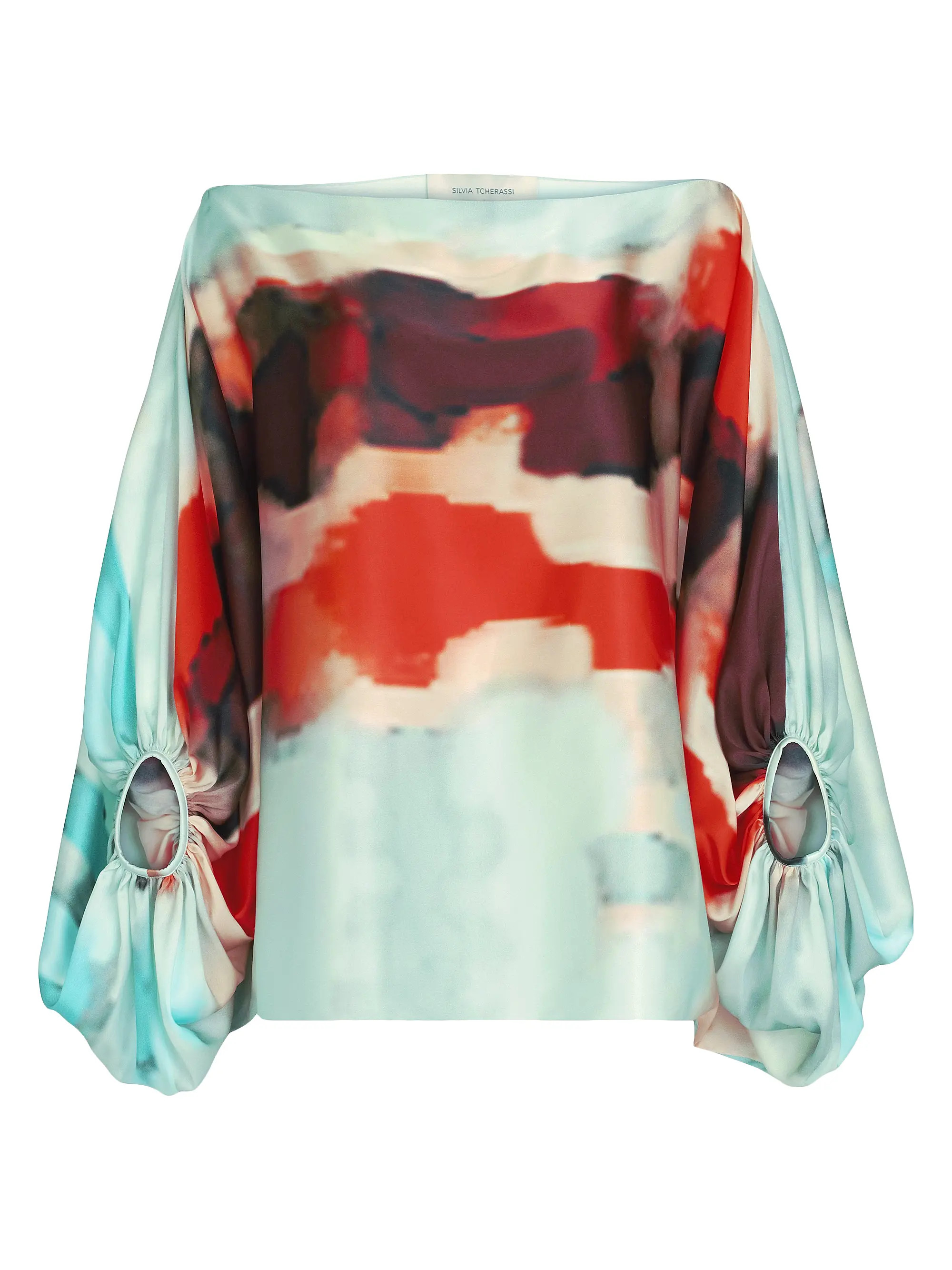 Bellagio Silk Off-The-Shoulder Blouse | Saks Fifth Avenue