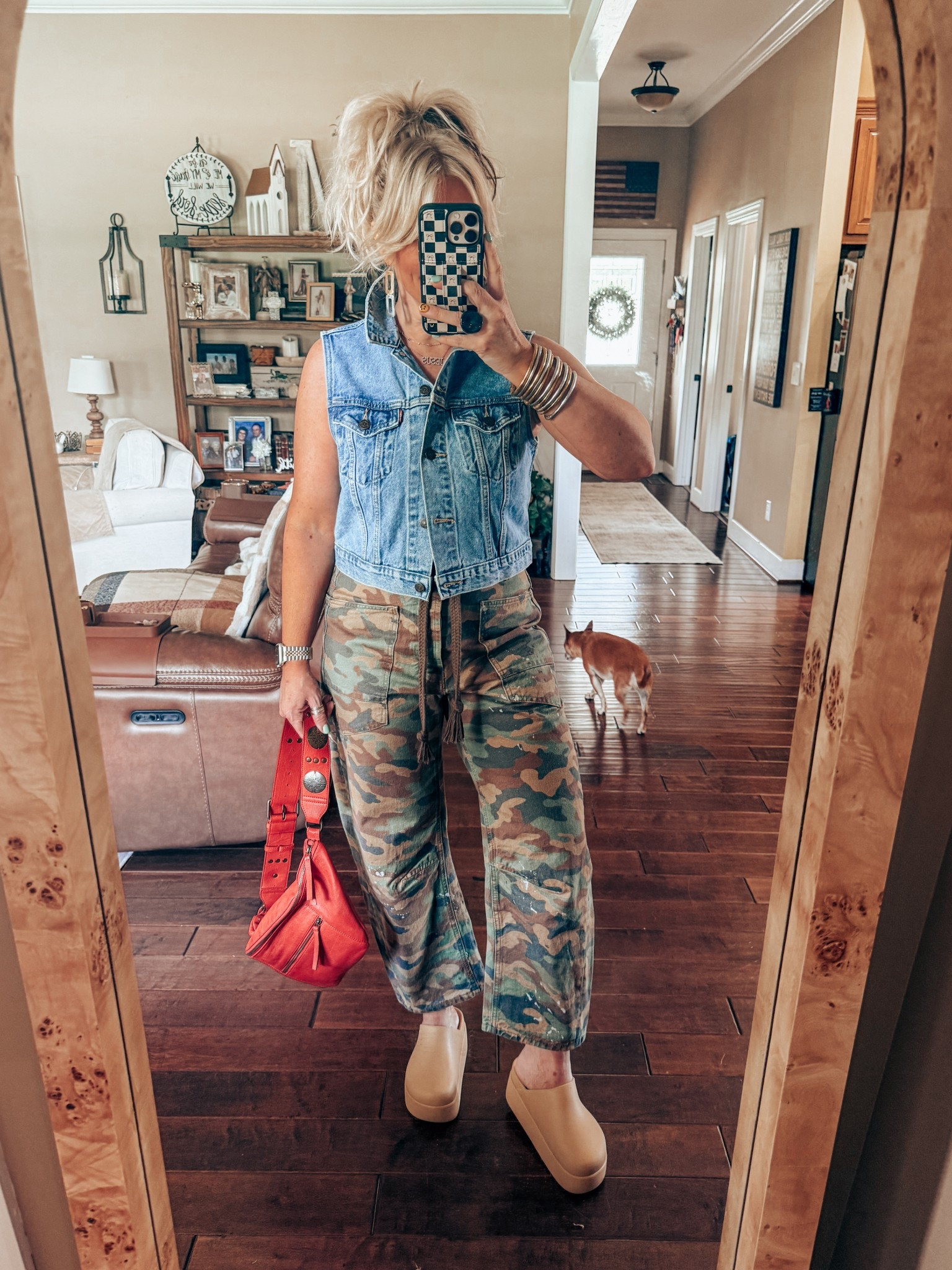These camo jeans are the cutest and I think I could wear a denim vest everyday! 🥰
Vest - M
Camo pants - true to size
Crocs - I size down 


#LTKStyleTip #LTKOver40 #LTKShoeCrush