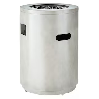 CANVAS Fairmont Gas Fire Table,  40,000 BTU, Convertible, 20-in, Faux Concrete Finish | Canadian Tire