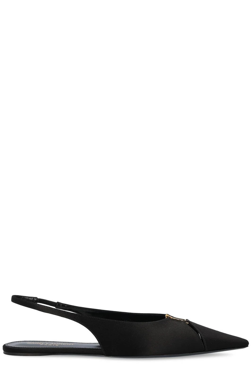 Saint Laurent Babylone Slingback Flats | Cettire Global