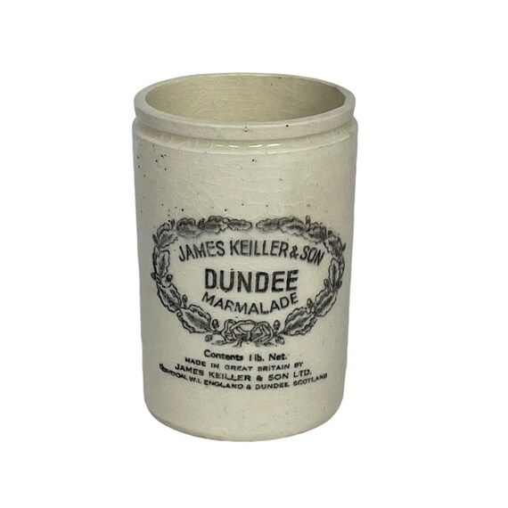 Vintage Dundee Jar, Marmalde Jar, 1lb James Keiller & Son Dundee,Stone ware Pot, Antique Marmalad... | Etsy (US)