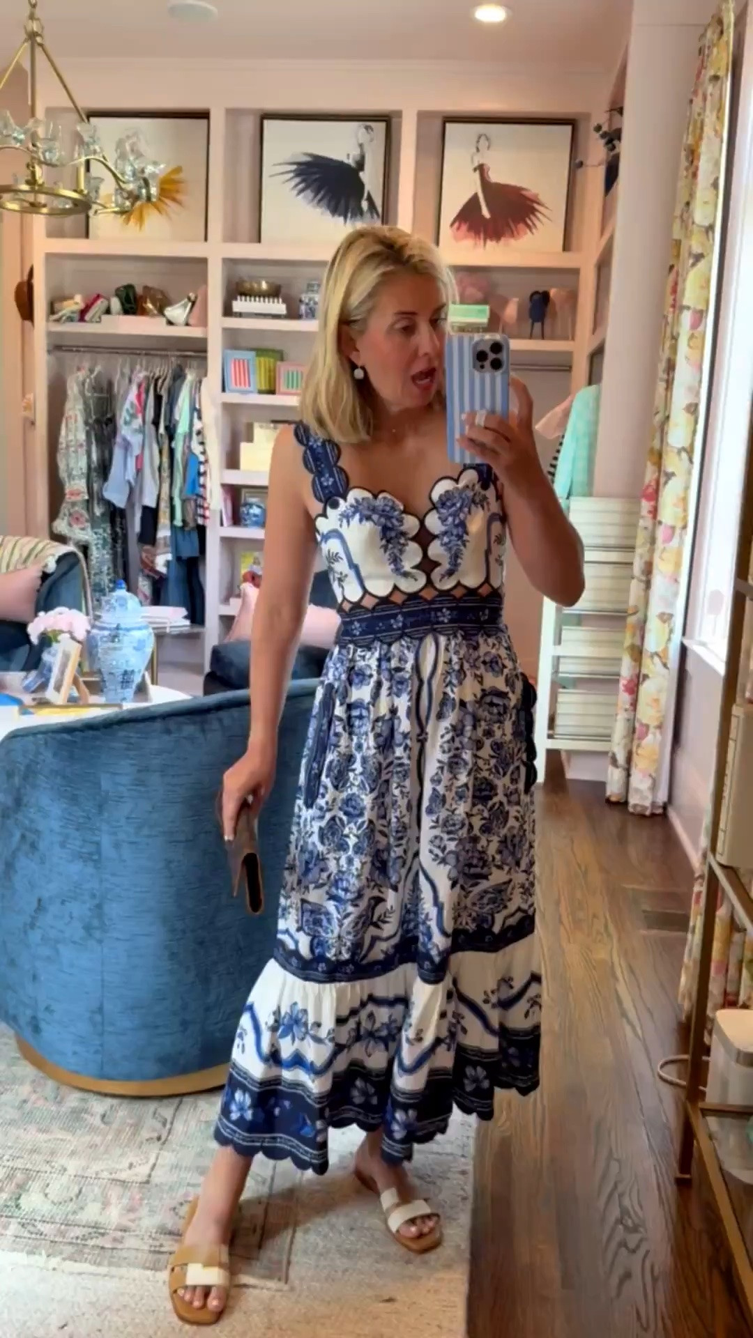 Farm Rio 30% off!!! The details of this dress are insanely gorgeous! I absolutely love this, but I need to know from yall, am I too old for this? Is this a keep or return? I’m in xs & 8 sandal.

#LTKmomlife #LTKdayinmylife #LTKSeasonal