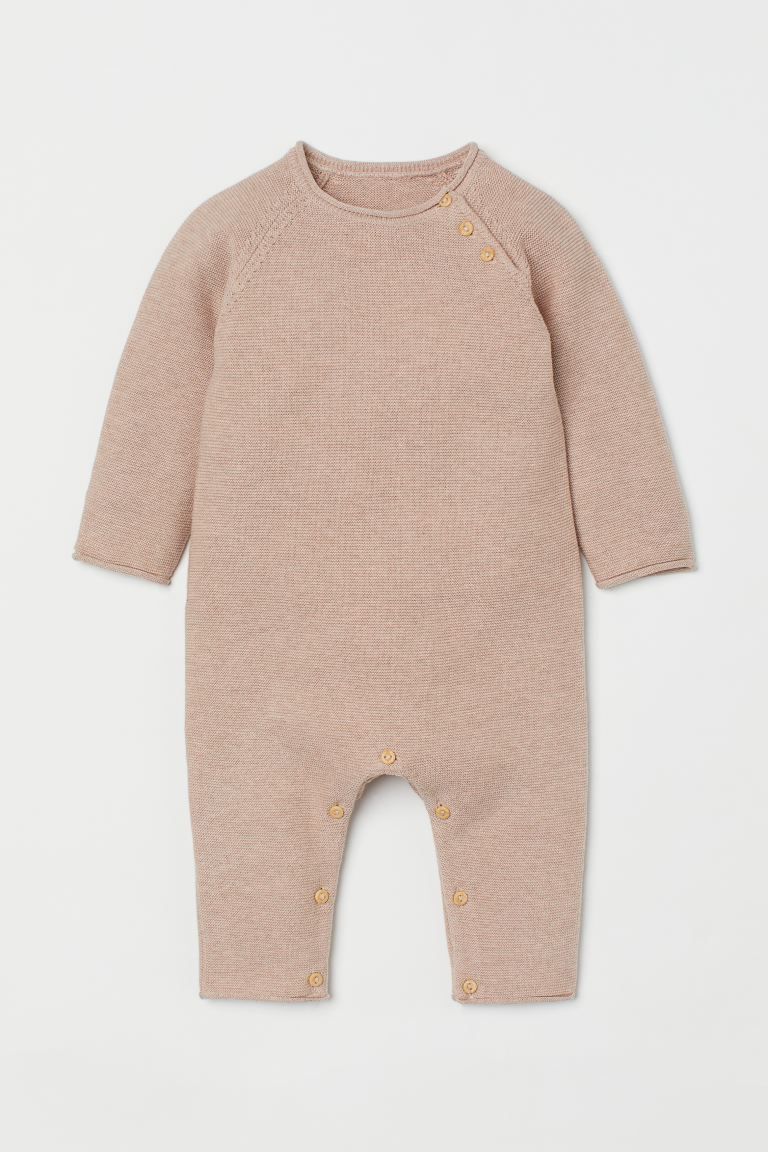 Knit Cotton Jumpsuit | H&M (US + CA)