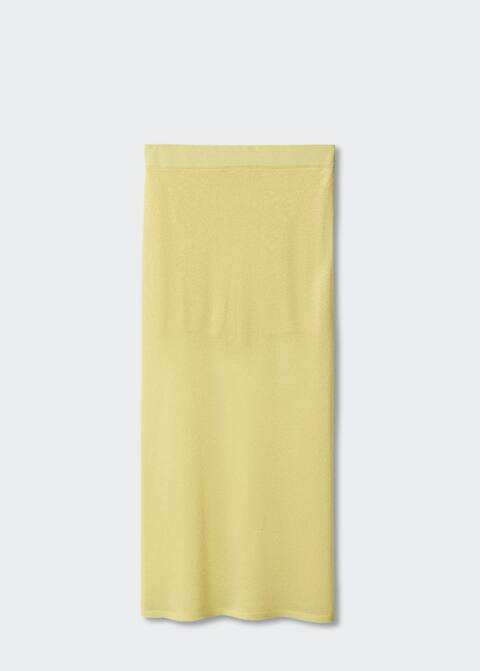 Semi-transparent knitted skirt -  Women | Mango USA | MANGO (US)